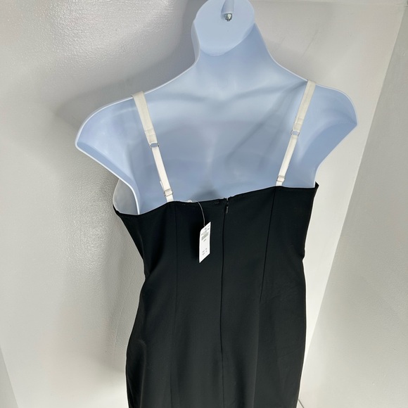 Abercrombie & Fitch NWT Contrast Sweetheart Corset Mini Dress Size Large Black - Picture 10 of 13